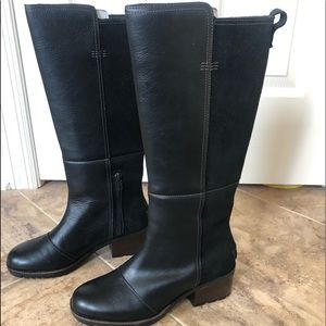 Sorel riding boots. Black. Brand new.